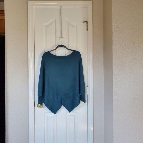 Metaphor Teal Dolman Sleeve Sweater M - Picture 4 of 6